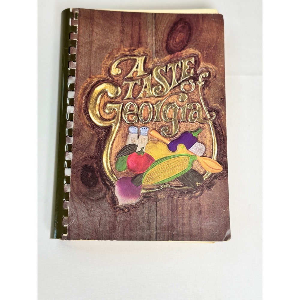 1994 "A Taste of Georgia" Junior League Newnan GA Cookbook 16th Printing